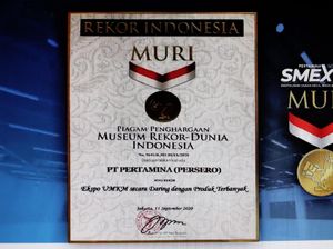 Pertamina SMEXPO Raih Rekor MURI, Erick Thohir: Kita Dukung UMKM Survive