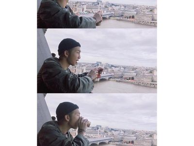 10 Potret Kulineran RapMon BTS yang Hobi Ngopi
