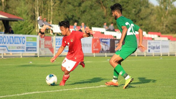 Timnas Indonesia U-19 bermain imbang melawan Arab Saudi U-19 di Kroasia