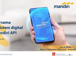 Saksikan Live Webinar Ekosistem Digital Mandiri API di Sini