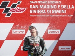Momen Valentino Rossi Kasih Selamat ke Franco Morbidelli