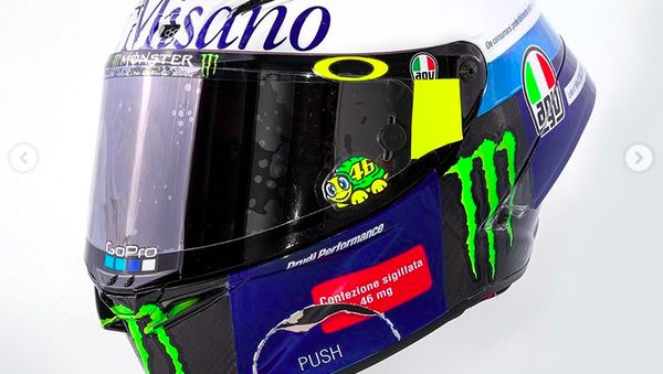 Ini Pil Biru yang Dipakai Rossi di MotoGP Misano