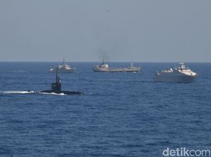 Ribuan Prajurit Latopslagab Koarmada II 2020 di Perairan Laut Jawa dan Bali