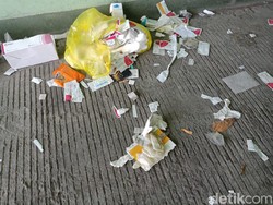 Sampah Hazmat dan Bungkus Rapid Test Berserakan di Suramadu, Pemkot Minta Maaf