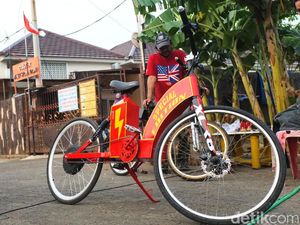 Begini Hasilnya Sepeda Listrik Buatan Pria Pensiunan di Bekasi