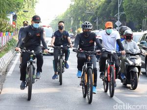 Wagub Emil Ajak Masyarakat yang Gemar Gowes Terapkan Protokol Kesehatan