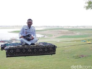 Setelah Salju, Kini Ada Magic Carpet di Waduk Gondang Setelah Salju, Kini Ada Magic Carpet di Waduk Gondang