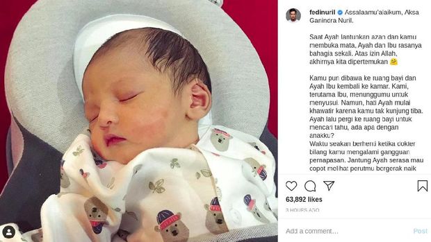 Anak Kedua Fedi Nuril