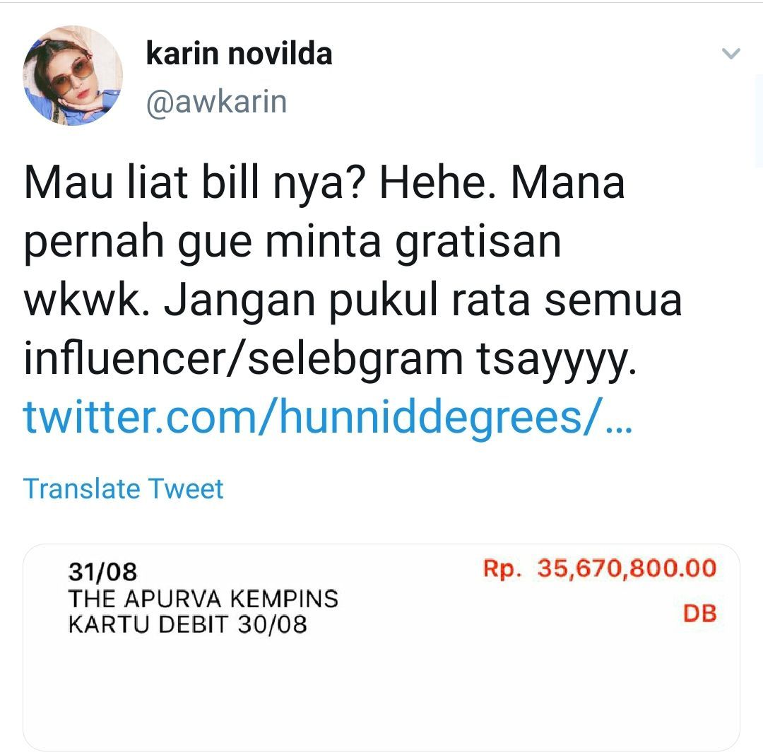 unggahan awkarin di Twitter