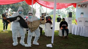 Foto Simulasi Pilkada di Tengah Pandemi COVID-19