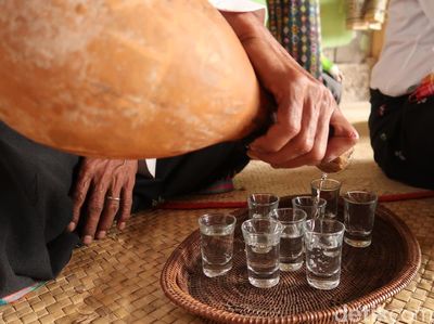 Foto: Desa Adat Liang Ndara dan Sambutan Tuak