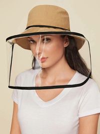 shade stunner beige straw visor