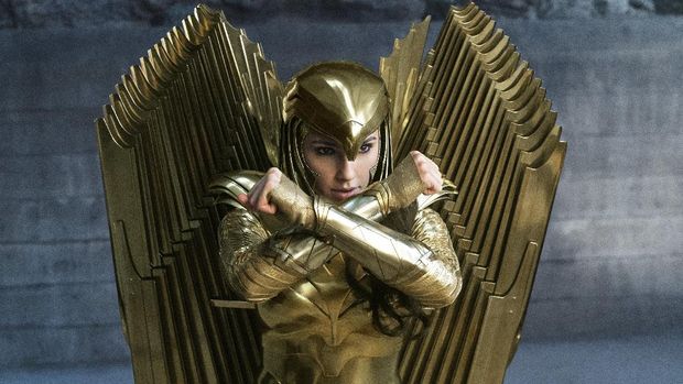 This image released by Warner Bros. Pictures shows Gal Gadot as Wonder Woman in a scene from 