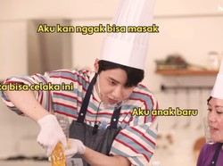 Kocak! Aksi Jin Hyuk Masak Sambal Goreng Ati Pakai Resep Bahasa Indonesia