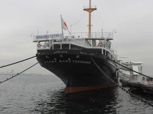 Mengunjungi Hikawa Maru, Kapal Legenda Jepang  di Yokohama