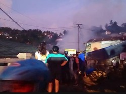 Kebakaran 3 Rumah Dinas TNI di Ambon, Tak Ada Korban Jiwa