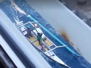 Polisi Kejar 4 Nelayan Pelempar Molotov ke Kapal Penambang di Makassar