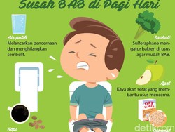 Pagi-pagi Susah BAB? 5 Asupan Ini Bisa Bantu Mengatasi