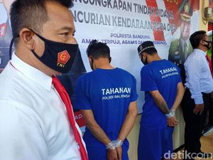 Gasak 6 Motor, Dua Pelaku Curanmor di Bandung Ditangkap Polisi