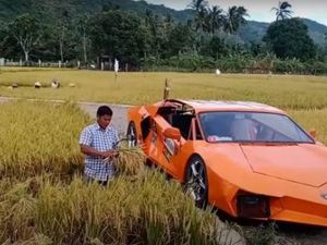 Gokil! Petani Aceh Sulap Motor Jadi Mirip Lamborghini Hotman Paris