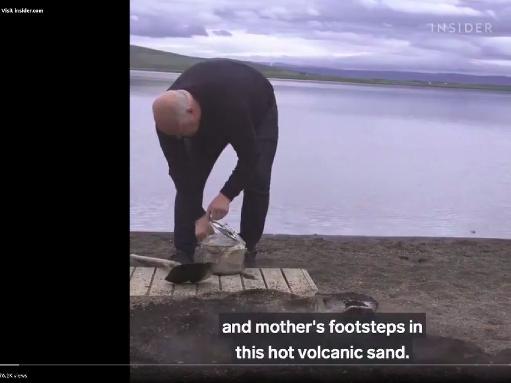 Tanpa Oven, Roti di Islandia Dipanggang Pakai Pasir Panas