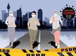 Grafik Naik Turun Kasus Corona Sepekan PSBB Ketat di Jakarta