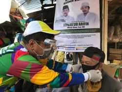 Janji Tanpa Menggusur, Pasar Jadi Fokus Perbaikan Machfud-Mujiaman