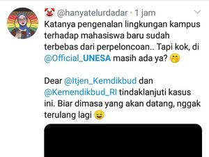 Viral Video Ospek Senior Bentak-bentak Mahasiswa Baru, Ini Tanggapan Unesa