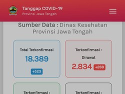 Update Corona di Jateng 15 September: 18.389 Positif, 1.701 Meninggal