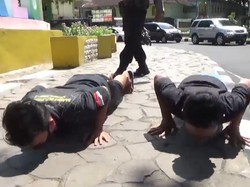 Hukuman Push Up Bagi Warga Tak Bermasker di Lumajang