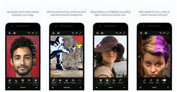 Rekomendasi aplikasi editing foto terbaik bernama Adobe Photoshop Fix yang bisa membantu menghilangkan objek.