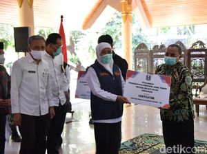Gubernur Khofifah Beri Bantuan 26 Ventilator untuk 5 Daerah di Jatim