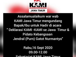 Beredar Undangan Deklarasi, KAMI Jatim: Hoaks, Sudah Agustus Lalu