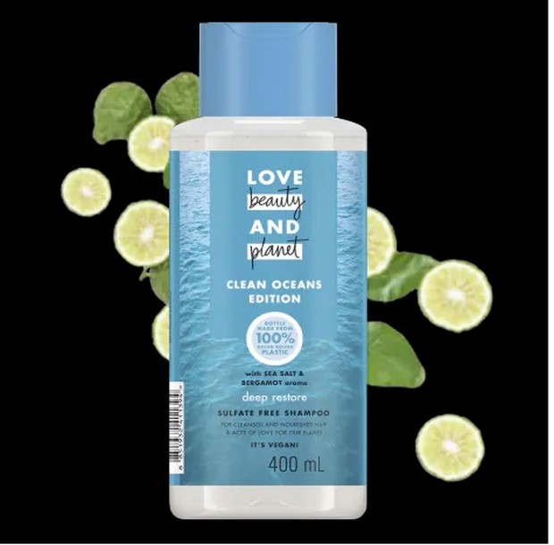 kemasan lobe beauty planet shampoo