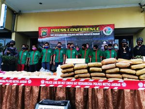 Polres Jakbar Musnahkan Barang Bukti Narkoba Hasil Operasi Selama 2 Bulan