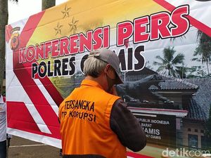 Polisi Tahan Mantan Kades yang Korupsi Dana Desa Rp 500 Juta di Ciamis