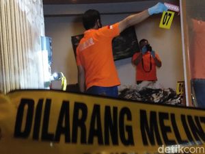 Polisi Olah TKP Kasus Pria Ngamuk-Bakar Kamar Hotel Gegara Gagal Rujuk