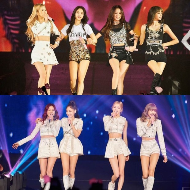 BLACKPINK/instagram.com/blackpinkofficial Konsep comeback mereka pun selalu berubah, tapi blazer, crop top, short skirt, louce blouses menjadi outfit ciri khas mereka.