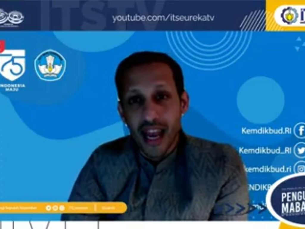 Mendikbud dan Susi Pudjiastuti Suntik Semangat Maba ITS yang Digelar Daring Mendikbud dan Susi Pudjiastuti Suntik Semangat Maba ITS yang Digelar Daring