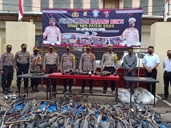 Polres Gowa Musnahkan 257 Knalpot Racing karena Bikin Resah Warga
