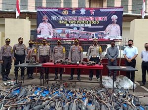 Polres Gowa Musnahkan 257 Knalpot Racing karena Bikin Resah Warga Polres Gowa Musnahkan 257 Knalpot Racing karena Bikin Resah Warga