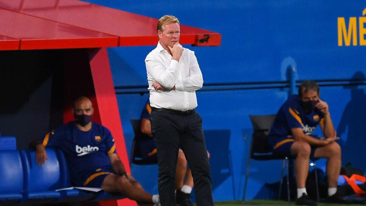Pelatih Barcelona, Ronald Koeman. (Foto: (Getty Images/David Ramos)