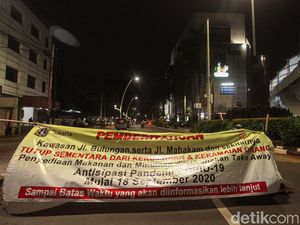 Antisipasi Kerumunan, Kawasan Bulungan Ditutup