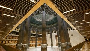 Foto Wajah Baru Istiqlal, Masjid Terbesar di Asia Tenggara