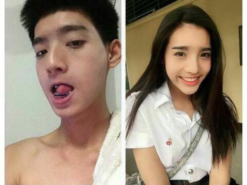 Transformasi Transgender Cantik Thailand yang Bikin Tertipu Transformasi Transgender Cantik Thailand yang Bikin Tertipu