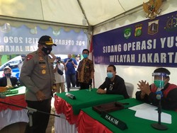 Operasi Yustisi di Danau Sunter Jakut, 9 Pelanggar Sidang di Tempat