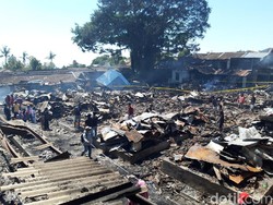 Pasar Cepogo Boyolali Ludes Terbakar, 600 Pedagang Kehilangan Los Jualan