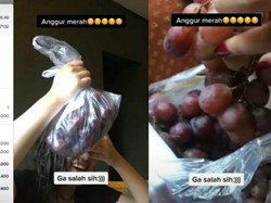 Pesan Anggur Merah Lewat Ojol, Wanita Ini Malah Dibelikan Buah Anggur