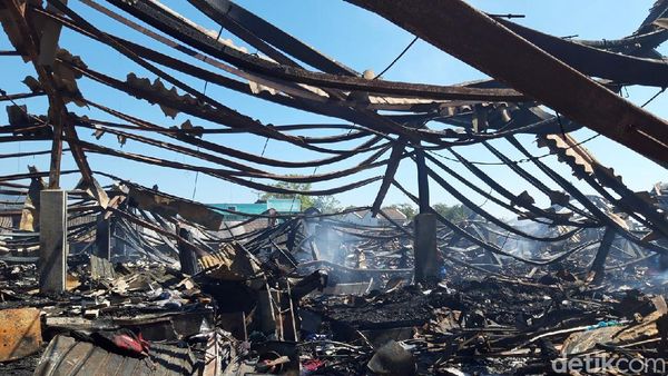 Penampakan Pasar Cepogo Boyolali yang Ludes Terbakar