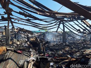 Penampakan Pasar Cepogo Boyolali yang Ludes Terbakar Penampakan Pasar Cepogo Boyolali yang Ludes Terbakar